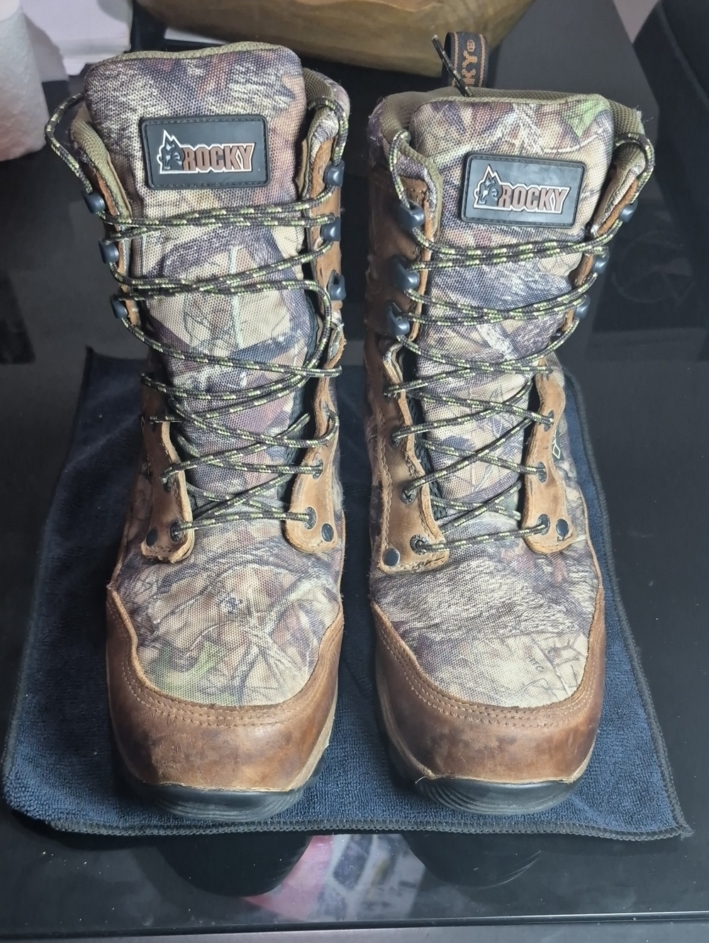 Rocky Men's Brown Camouflage Hunting Boots